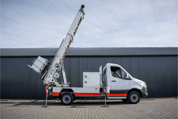 Mercedes-Benz Sprinter 315 | Verhuislift / ladder | Nieuwstaat | Paus City-Floh 27M | 400KG Laadvermogen | Cruise | Airco
