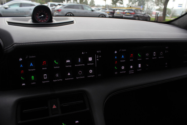 Porsche Taycan GTS 93 kWh / SoH 89,2% / Keramisch / Panoramadak / 360Camera / Achterasbesturing / Passenger Display / Burmester / Keyless / 21'' / Carbon / Ventilatie / Sportchrono+Design / Luchtvering / Dodehoek / DA