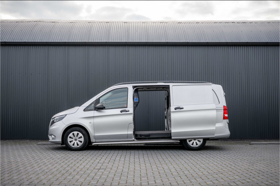 Mercedes-Benz Vito 114 CDI L2H1 | 140PK | Automaat | Camera | Cruise | 1e Eigenaar | PDC | Zijschuifdeur L+R | Climatronic | Trekhaak