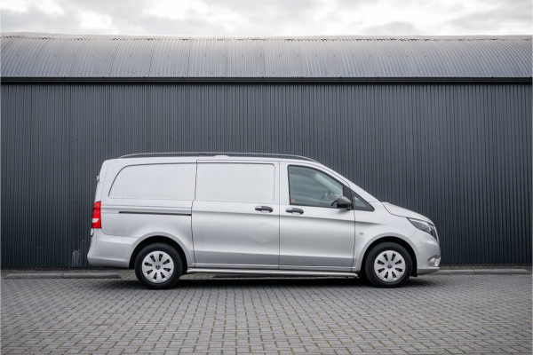 Mercedes-Benz Vito 114 CDI L2H1 | 140PK | Automaat | Camera | Cruise | 1e Eigenaar | PDC | Zijschuifdeur L+R | Climatronic | Trekhaak