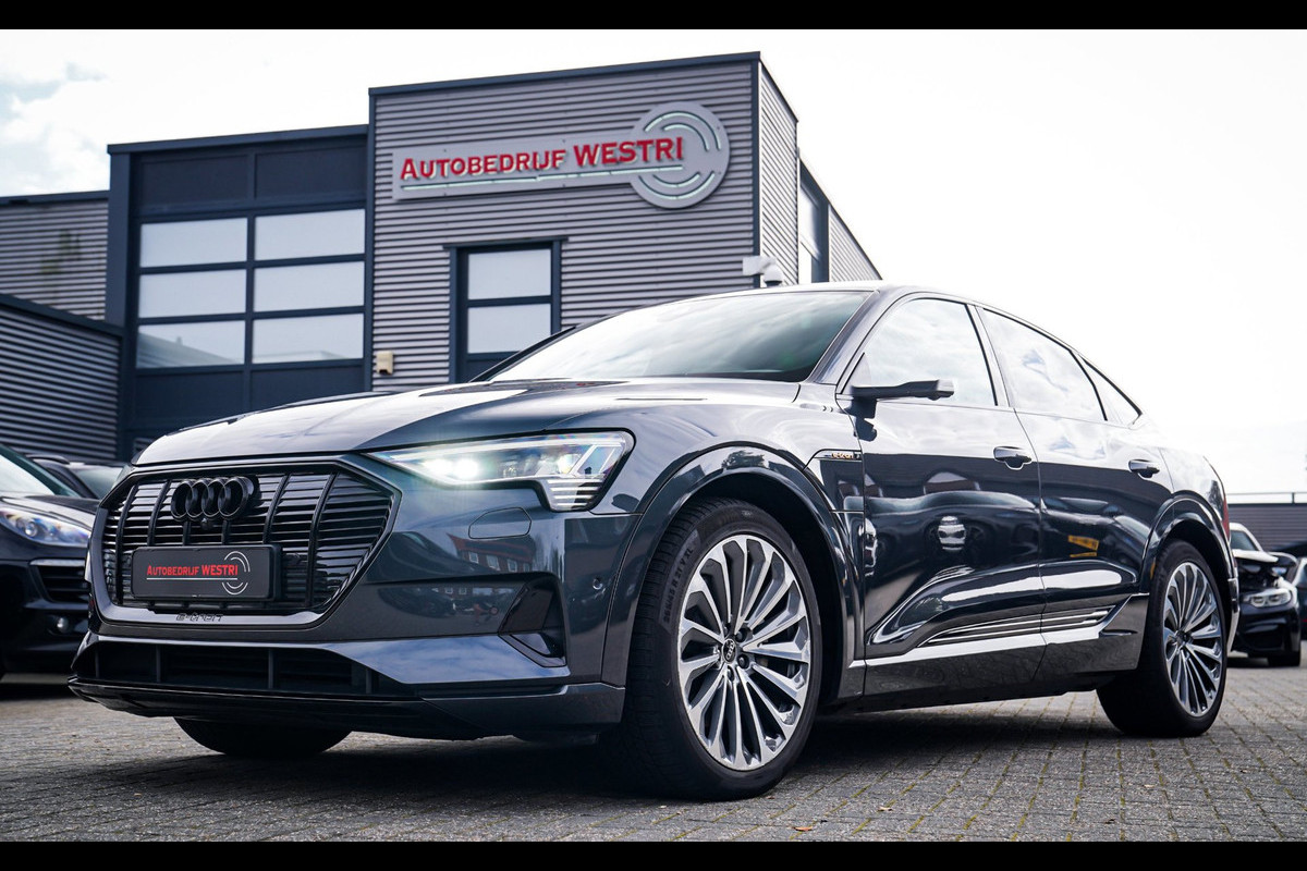 Audi e-tron Sportback 55 quattro S edition 95 kWh |Virtual Mirrors | Head up | Panorama | 360 cam | Trekhaak | Assistentiepakket |