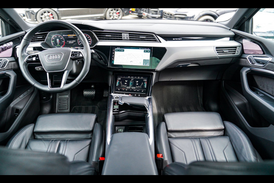 Audi e-tron Sportback 55 quattro S edition 95 kWh |Virtual Mirrors | Head up | Panorama | 360 cam | Trekhaak | Assistentiepakket |