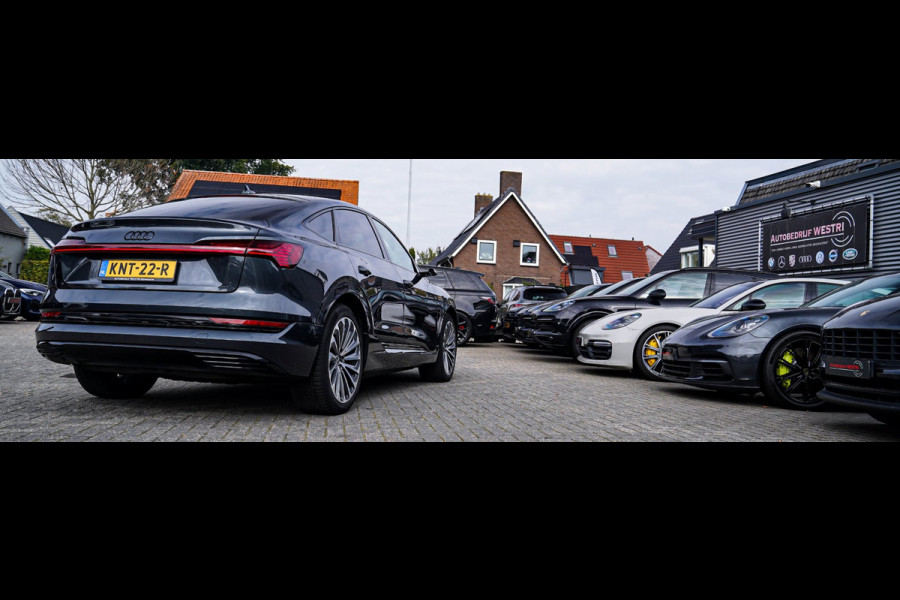 Audi e-tron Sportback 55 quattro S edition 95 kWh |Virtual Mirrors | Head up | Panorama | 360 cam | Trekhaak | Assistentiepakket |