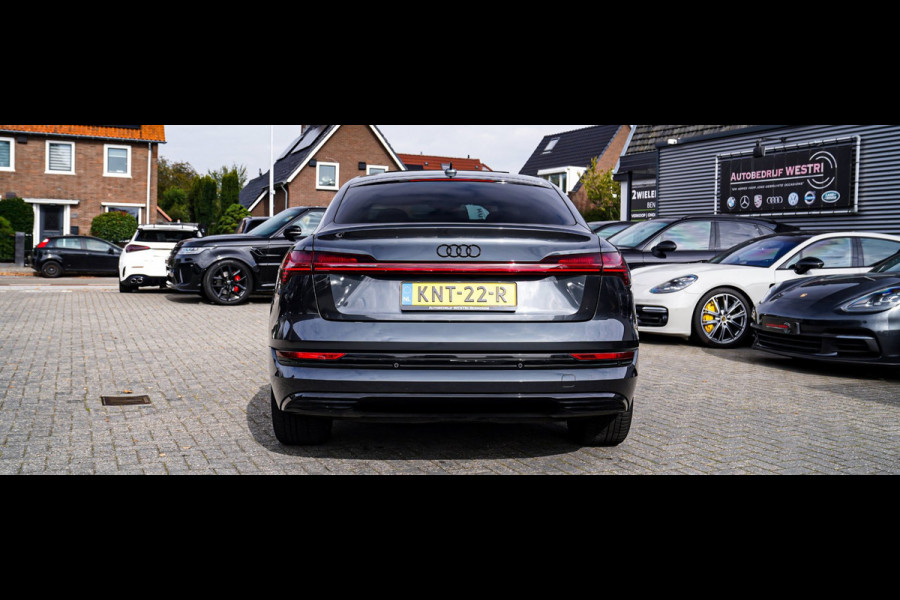 Audi e-tron Sportback 55 quattro S edition 95 kWh |Virtual Mirrors | Head up | Panorama | 360 cam | Trekhaak | Assistentiepakket |