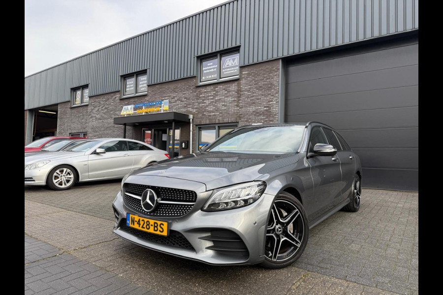 Mercedes-Benz C-Klasse Estate 180 Business Solution AMG | 1E EIGENAAR | 3/6/12MND GARANTIE | DAB | LED | AUTOMAAT | LEDER | CRUISE | SFEERVERLICHTING |