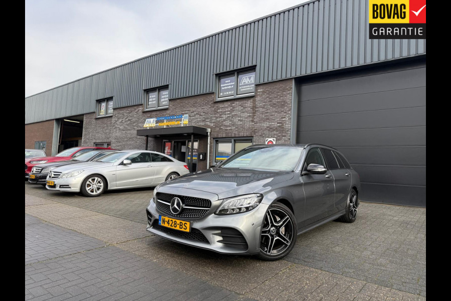 Mercedes-Benz C-Klasse Estate 180 Business Solution AMG | 1E EIGENAAR | 3/6/12MND GARANTIE | DAB | LED | AUTOMAAT | LEDER | CRUISE | SFEERVERLICHTING |