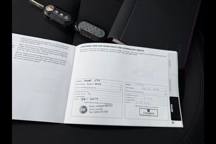 Fiat 500 1.4 T-Jet Abarth 595 | 3/6/12MND GARANTIE | SLECHTS 32.790 KM | 145 PK | LMV | NW DISTR RIEM |