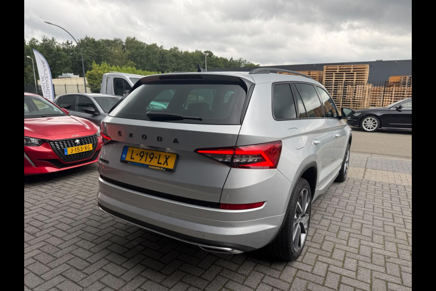 Škoda Kodiaq 1.5 TSI Sportline Business | 1E EIGENAAR | 3/6/12 MND GARANTIE | AUTOMAAT | PANO | LED | DAB | MEMORY | CARPLAY | DIGITAAL COCKPIT | TREKHAAK |