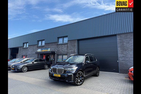 BMW X7 xDrive40i 6p. | 2E EIGENAAR | 3/6/12MND GARANTIE| M-SPORT |PANO | LASER | LED | B&W | MASSAGE | CARPLAY | TREKHAAK | DAB | BOMVOL |