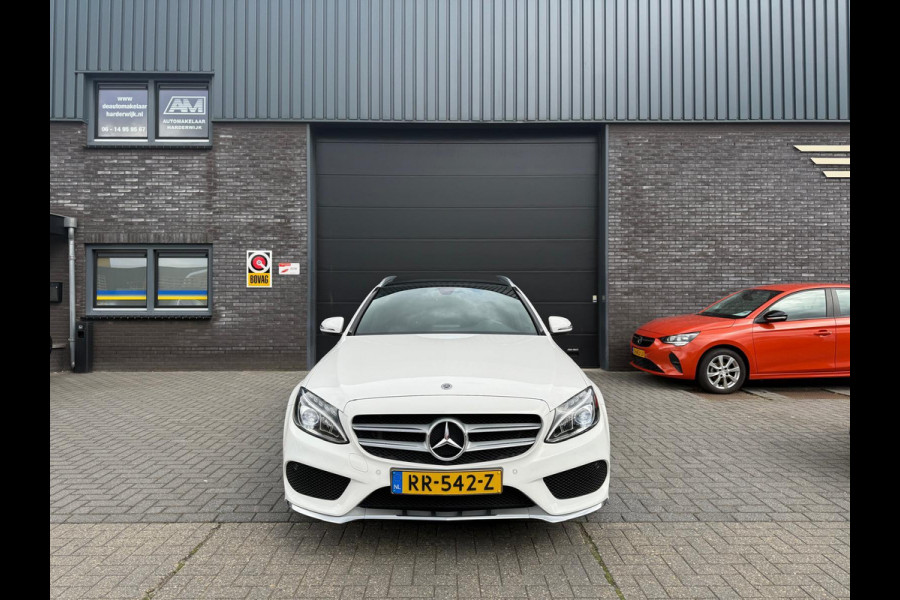 Mercedes-Benz C-Klasse Estate 180 AMG Sport Edition | 1E EIGENAAR | 3/6/12 MND GARANTIE | PANO | LEDER | LED | CRUISE | NAVI |
