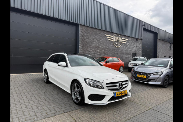 Mercedes-Benz C-Klasse Estate 180 AMG Sport Edition | 1E EIGENAAR | 3/6/12 MND GARANTIE | PANO | LEDER | LED | CRUISE | NAVI |