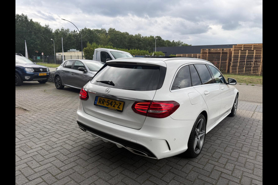 Mercedes-Benz C-Klasse Estate 180 AMG Sport Edition | 1E EIGENAAR | 3/6/12 MND GARANTIE | PANO | LEDER | LED | CRUISE | NAVI |