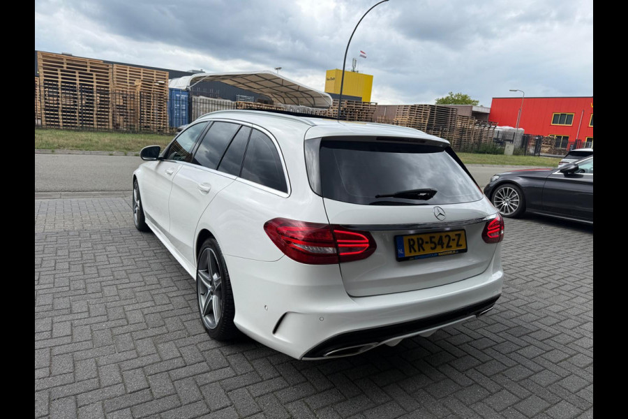 Mercedes-Benz C-Klasse Estate 180 AMG Sport Edition | 1E EIGENAAR | 3/6/12 MND GARANTIE | PANO | LEDER | LED | CRUISE | NAVI |