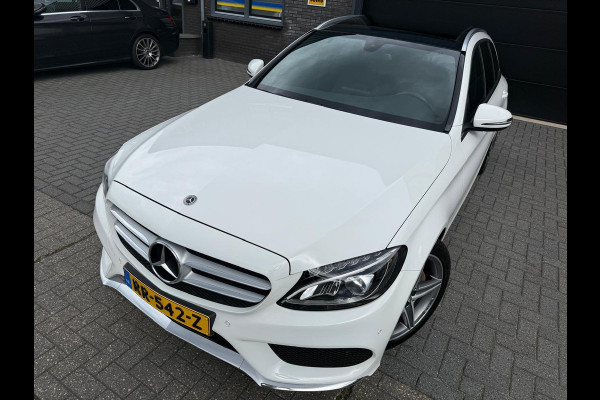 Mercedes-Benz C-Klasse Estate 180 AMG Sport Edition | 1E EIGENAAR | 3/6/12 MND GARANTIE | PANO | LEDER | LED | CRUISE | NAVI |