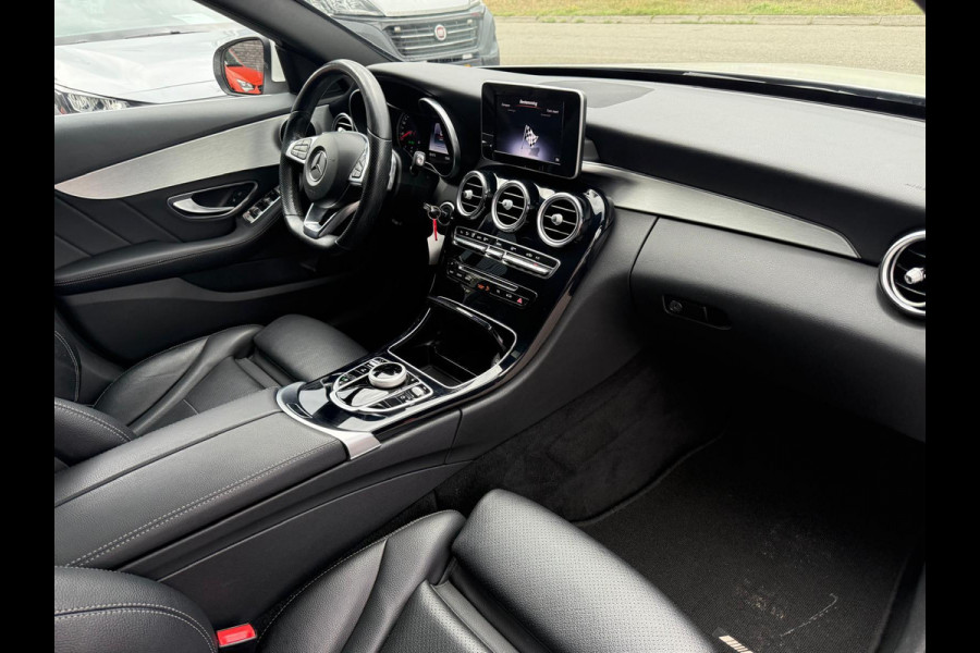 Mercedes-Benz C-Klasse Estate 180 AMG Sport Edition | 1E EIGENAAR | 3/6/12 MND GARANTIE | PANO | LEDER | LED | CRUISE | NAVI |
