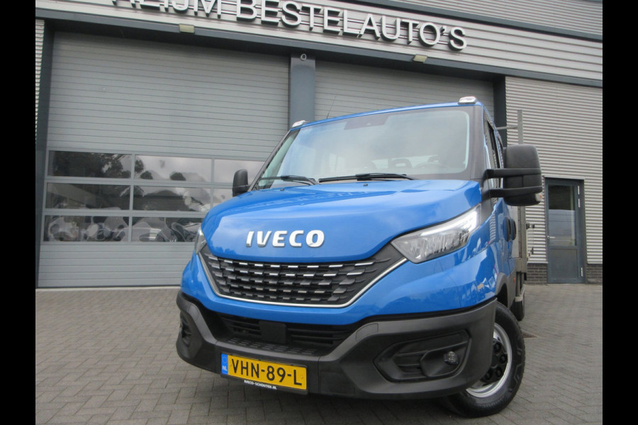 Iveco 40C18 40c18 3.0, 180pk, Euro 6, DC, Openlaadbak, Oprijwagen, Oprijauto, Airco.