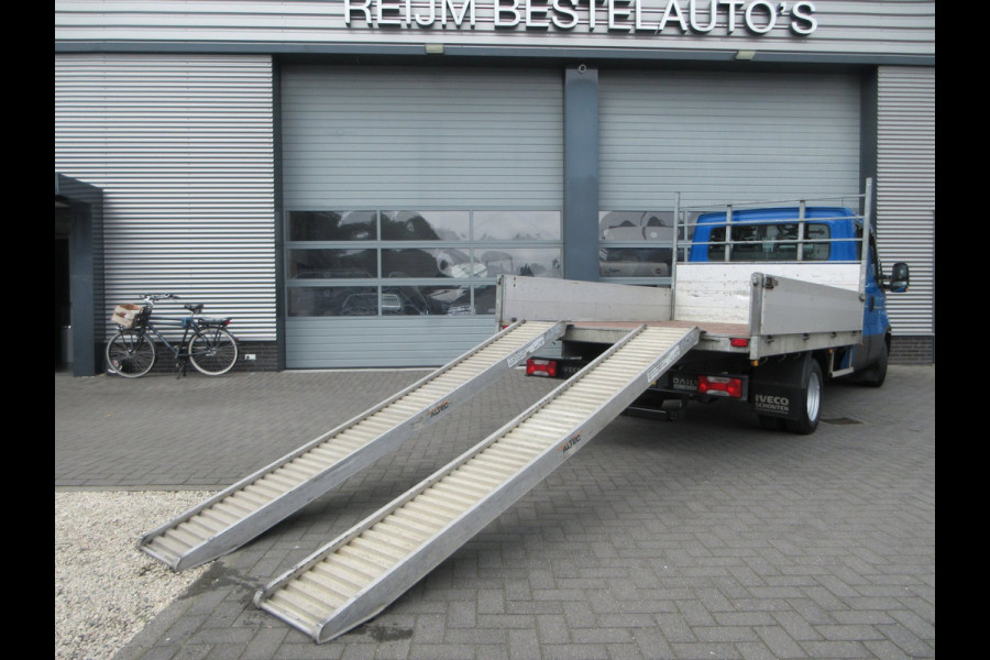 Iveco 40C18 40c18 3.0, 180pk, Euro 6, DC, Openlaadbak, Oprijwagen, Oprijauto, Airco.