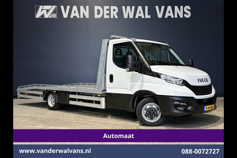 Iveco Daily 35C14H 2.3 Oprijwagen Automaat Dubbel Lucht Euro6 Airco | Camera | 3500kg Trekhaak | Electrische Lier | Chauffeursstoel Cruisecontrol, Bijrijdersbank