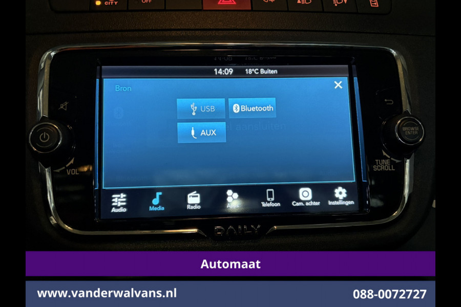 Iveco Daily 35C14H 2.3 Oprijwagen Automaat Dubbel Lucht Euro6 Airco | Camera | 3500kg Trekhaak | Electrische Lier | Chauffeursstoel Cruisecontrol, Bijrijdersbank