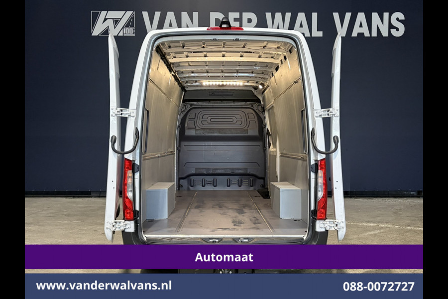 Mercedes-Benz Sprinter 317 CDI 170pk 9G-Tronic Automaat 3500kg Trekhaak L3H2 Euro6 Airco | 360 graden Camera | Navigatie | Apple Carplay | Stoelverwarm Android Auto, Cruisecontrol, Chauffeursstoel, Parkeersensoren, Bijrijdersbank