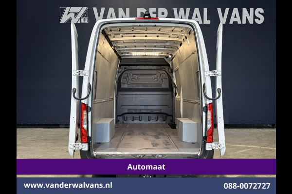 Mercedes-Benz Sprinter 317 CDI 170pk 9G-Tronic Automaat 3500kg Trekhaak L3H2 Euro6 Airco | 360 graden Camera | Navigatie | Apple Carplay | Stoelverwarm Android Auto, Cruisecontrol, Chauffeursstoel, Parkeersensoren, Bijrijdersbank