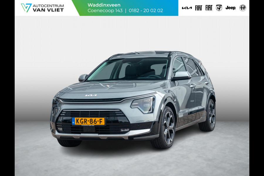Kia Niro 1.6 GDi Hybrid ExecutiveLine | Navi | Clima | Adapt. Cruise | 18" | Leder | Schuif/Kanteldak | Premium Audio | Apple Carplay | Camera | HUD | Stoel&Stuur Verw.
