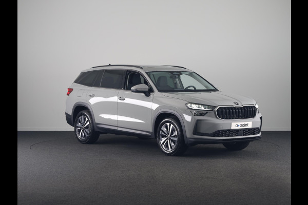 Škoda Kodiaq 1.5 TSI PHEV Edition 204 pk 6 versn. DSG | Sunset | Trekhaak | Panoramadak |  18" lichtmetalen velgen Soira aero, zilver