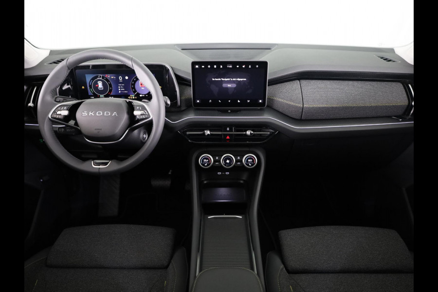 Škoda Kodiaq 1.5 TSI PHEV Edition 204 pk 6 versn. DSG | Sunset | Trekhaak | Panoramadak |  18" lichtmetalen velgen Soira aero, zilver