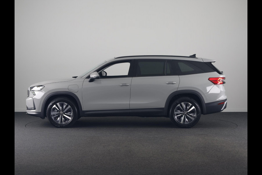 Škoda Kodiaq 1.5 TSI PHEV Edition 204 pk 6 versn. DSG | Sunset | Trekhaak | Panoramadak |  18" lichtmetalen velgen Soira aero, zilver