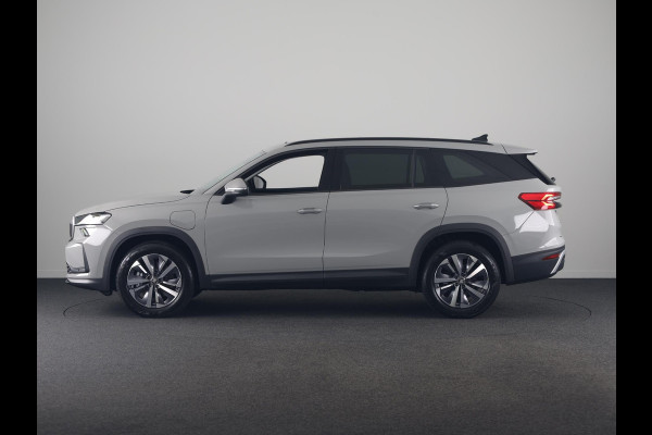 Škoda Kodiaq 1.5 TSI PHEV Edition 204 pk 6 versn. DSG | Sunset | Trekhaak | Panoramadak |  18" lichtmetalen velgen Soira aero, zilver