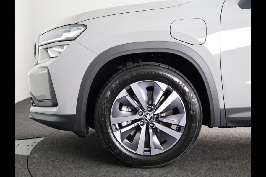 Škoda Kodiaq 1.5 TSI PHEV Edition 204 pk 6 versn. DSG | Sunset | Trekhaak | Panoramadak |  18" lichtmetalen velgen Soira aero, zilver