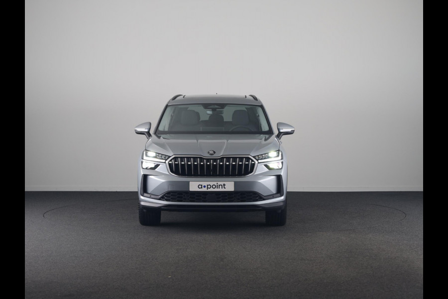 Škoda Kodiaq 1.5 TSI PHEV Business Edition Plus 204pk 6 versn. DSG | Trekhaak | Dynamic Chasis Control | Panorama Dak | Light & View Pakket | Sunset | Velgen: 19" lichtmetalen velgen Lefka aero, zilver
