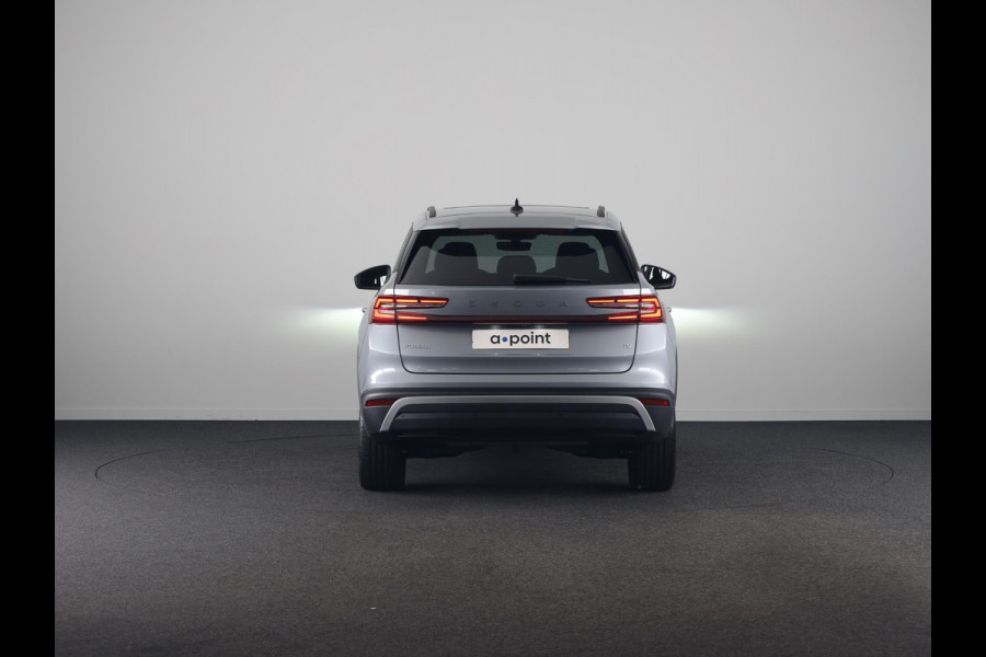 Škoda Kodiaq 1.5 TSI PHEV Business Edition Plus 204pk 6 versn. DSG | Trekhaak | Dynamic Chasis Control | Panorama Dak | Light & View Pakket | Sunset | Velgen: 19" lichtmetalen velgen Lefka aero, zilver