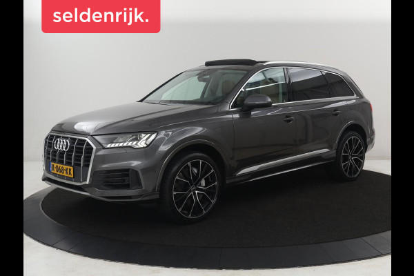 Audi Q7 55 TFSI e quattro Pro Line Plus | Panoramadak | Trekhaak | Leder | Stoelkoeling | Camera | SOH 80,6% | Cruise control | Navigatie | Carplay | Stoelverwarming | Bang & Olufsen | Memory |