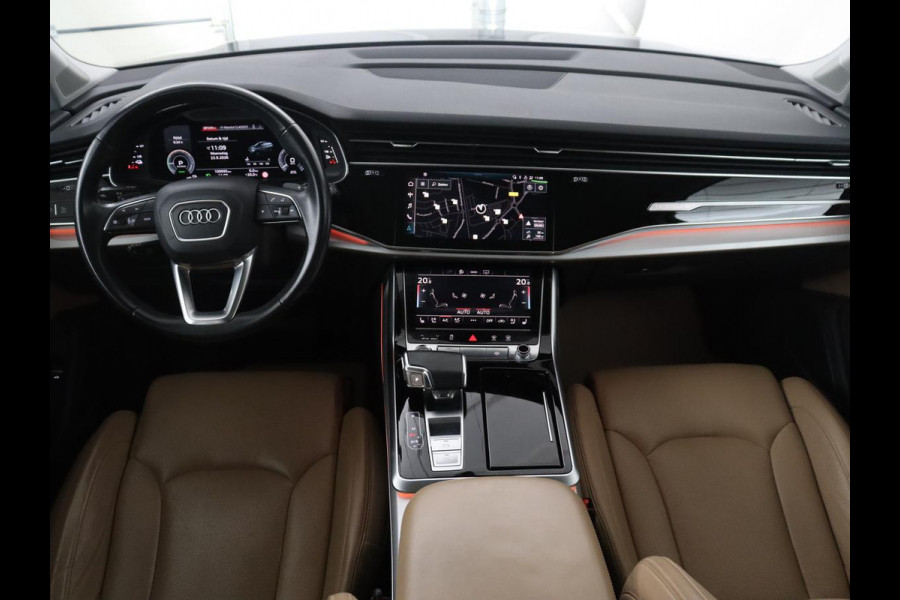 Audi Q7 55 TFSI e quattro Pro Line Plus | Panoramadak | Trekhaak | Leder | Stoelkoeling | Camera | SOH 80,6% | Cruise control | Navigatie | Carplay | Stoelverwarming | Bang & Olufsen | Memory |
