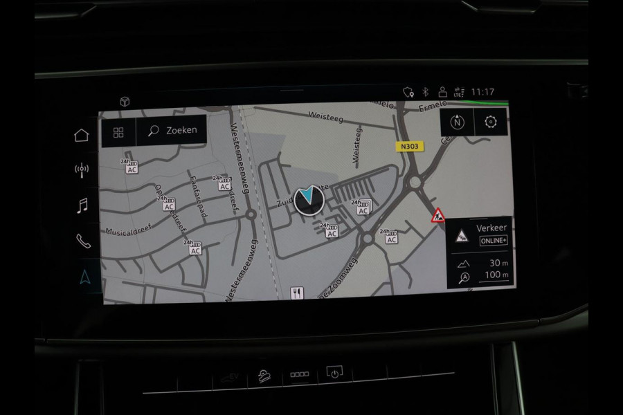Audi Q7 55 TFSI e quattro Pro Line Plus | Panoramadak | Trekhaak | Leder | Stoelkoeling | Camera | SOH 80,6% | Cruise control | Navigatie | Carplay | Stoelverwarming | Bang & Olufsen | Memory |