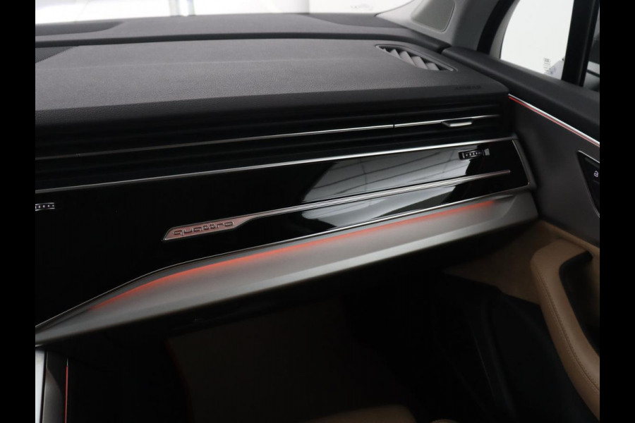 Audi Q7 55 TFSI e quattro Pro Line Plus | Panoramadak | Trekhaak | Leder | Stoelkoeling | Camera | SOH 80,6% | Cruise control | Navigatie | Carplay | Stoelverwarming | Bang & Olufsen | Memory |