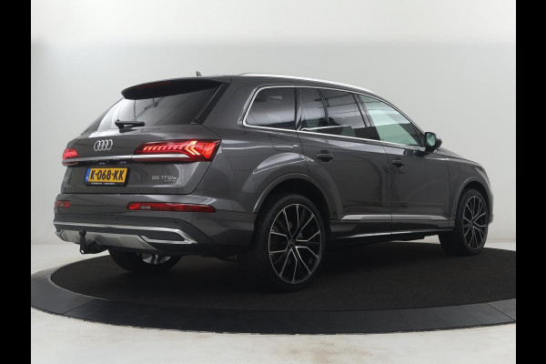 Audi Q7 55 TFSI e quattro Pro Line Plus | Panoramadak | Trekhaak | Leder | Stoelkoeling | Camera | SOH 80,6% | Cruise control | Navigatie | Carplay | Stoelverwarming | Bang & Olufsen | Memory |