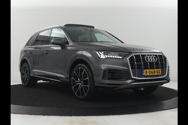 Audi Q7 55 TFSI e quattro Pro Line Plus | Panoramadak | Trekhaak | Leder | Stoelkoeling | Camera | SOH 80,6% | Cruise control | Navigatie | Carplay | Stoelverwarming | Bang & Olufsen | Memory |