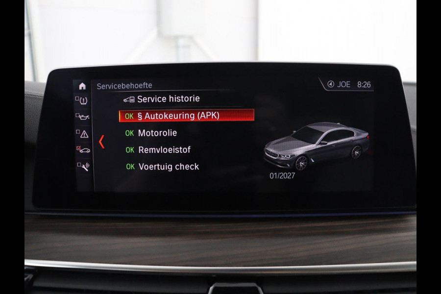 BMW 5 Serie 530e iPerformance High Executive | Leder | Elektrische stoelen | Stoelverwarming | Sfeerverlichting | Adaptive cruise | Carplay | Climate control | SOH 62,9 % | Camera | Park assist | PHEV