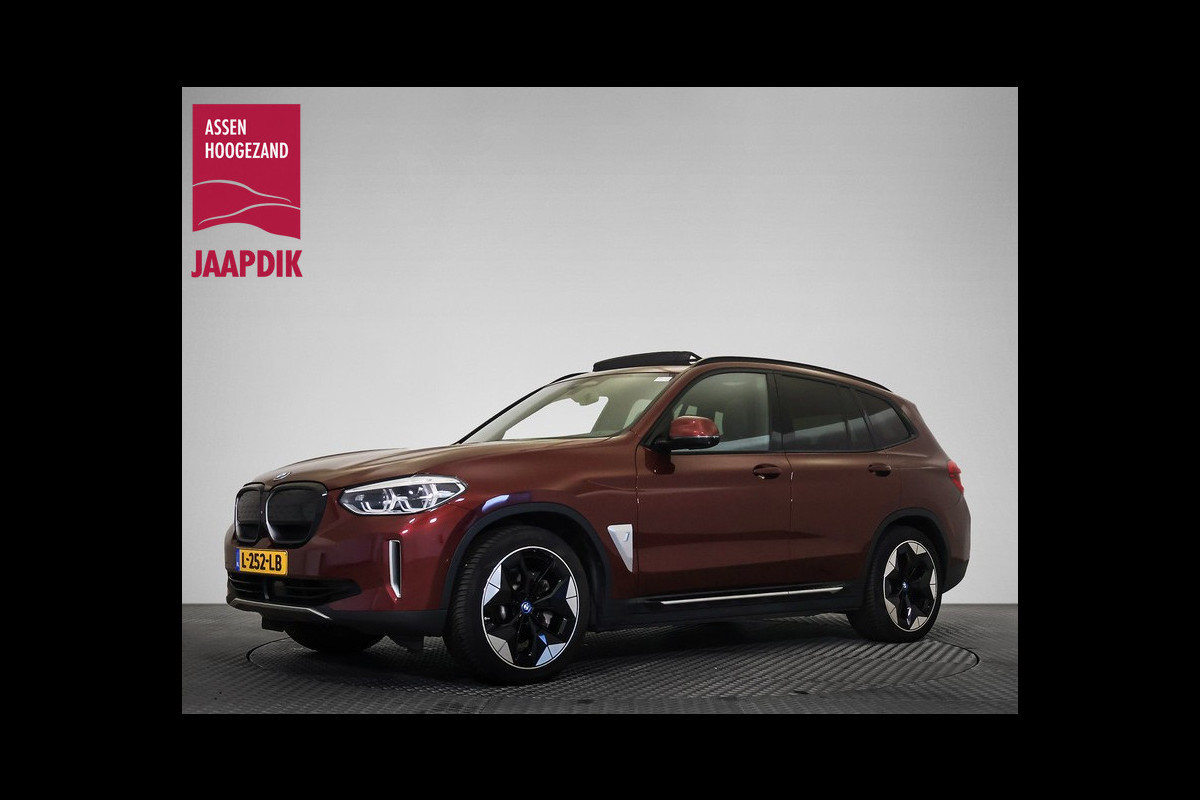 BMW iX3 BWJ 2021 | SOH96% High Executive 80 kWh | TREKHAAK | PANO DAK | LEER | HARMAN&KARDON | 20'' LMV | CLIMA | NAVI | LEER | CARPLAY |