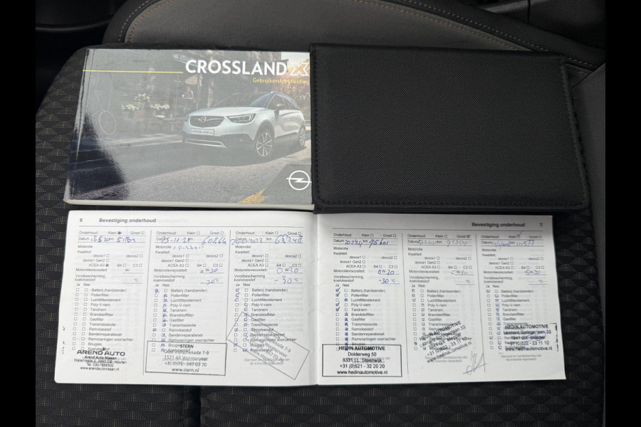 Opel Crossland X 1.2 Turbo Innovation Navi|Carplay|Trekhaak|D-riem vv in 2024|Clima|Cruise|Stoelverwarming|N.A.P|APK tot 02-2027