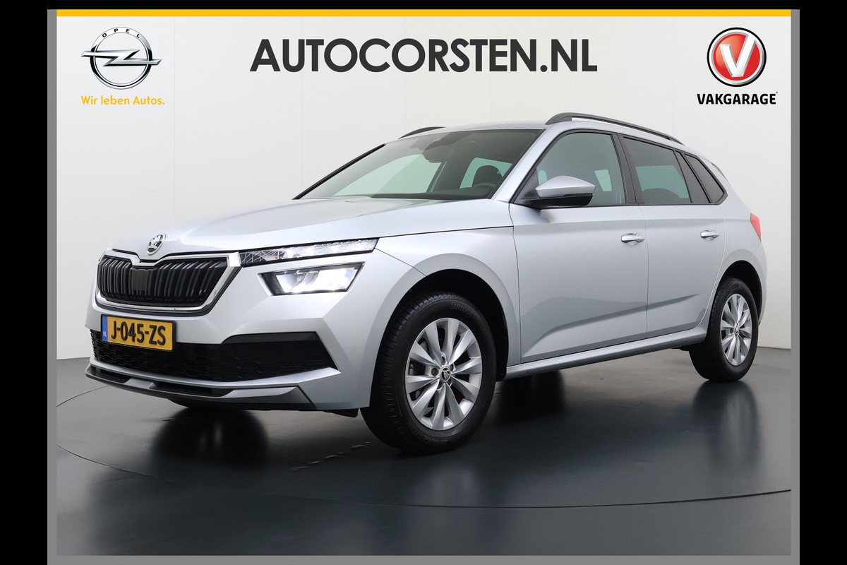 Škoda Kamiq TSI 111pk Aut. Sportstoelen Apple/Android Camera Pdc Lane-dep. CruiseControl Dakrails Ecc Tel. Usb Isofix Aut.Verlichting Dab Led Verw.Spiegels 16''LM 1.0 TSI Sport Business Orig.NL-auto