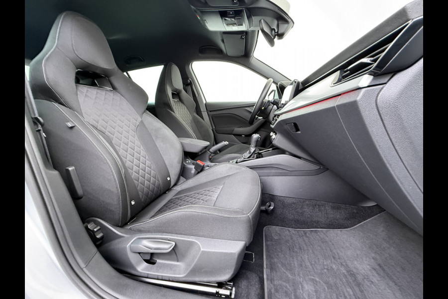 Škoda Kamiq TSI 111pk Aut. Sportstoelen Apple/Android Camera Pdc Lane-dep. CruiseControl Dakrails Ecc Tel. Usb Isofix Aut.Verlichting Dab Led Verw.Spiegels 16''LM 1.0 TSI Sport Business Orig.NL-auto