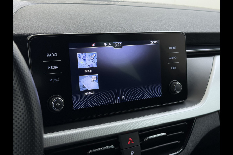 Škoda Kamiq TSI 111pk Aut. Sportstoelen Apple/Android Camera Pdc Lane-dep. CruiseControl Dakrails Ecc Tel. Usb Isofix Aut.Verlichting Dab Led Verw.Spiegels 16''LM 1.0 TSI Sport Business Orig.NL-auto