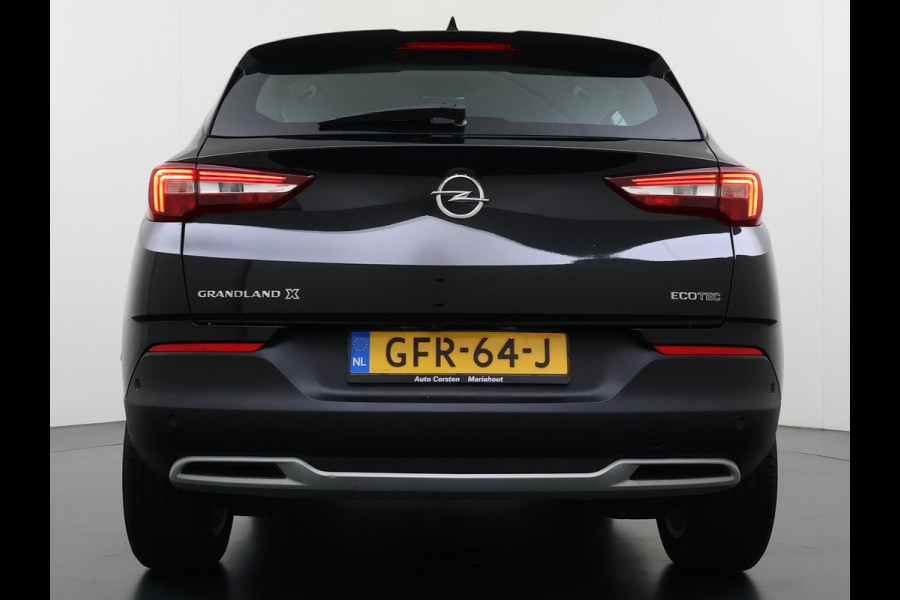 Opel Grandland X 1.2T 131pk Camera Apple/Android Elek.klep Bordherk. Blindspot 1/2Leer Navi Lane-dep. Keyless Aut.Verlichting Led Usb Tel. Ecc CruiseControl Innovation Regensensor Pdc Mistlampen Elek.Inkl.Spiegels 18''LM 1.2Turbo
