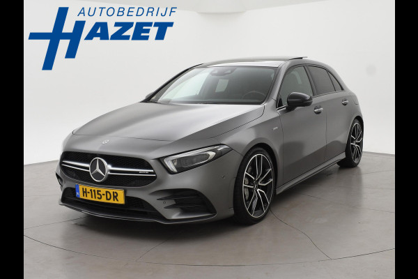 Mercedes-Benz A-Klasse AMG 35 4MATIC 306 PK ORIG. NL PANORAMA | BURMESTER | 360 CAMERA | MAGNO MOUNTAIN GRAY | PERFORMANCE SEATS