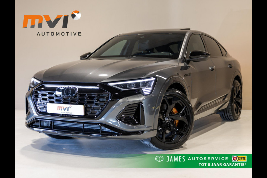 Audi Q8 Sportback e-tron 50 quattro S-Line Edition 95 kWh SOH 90% / 340pk / NAP / Panorama dak / Leder / Elektrische stoelverstelling met geheugen /