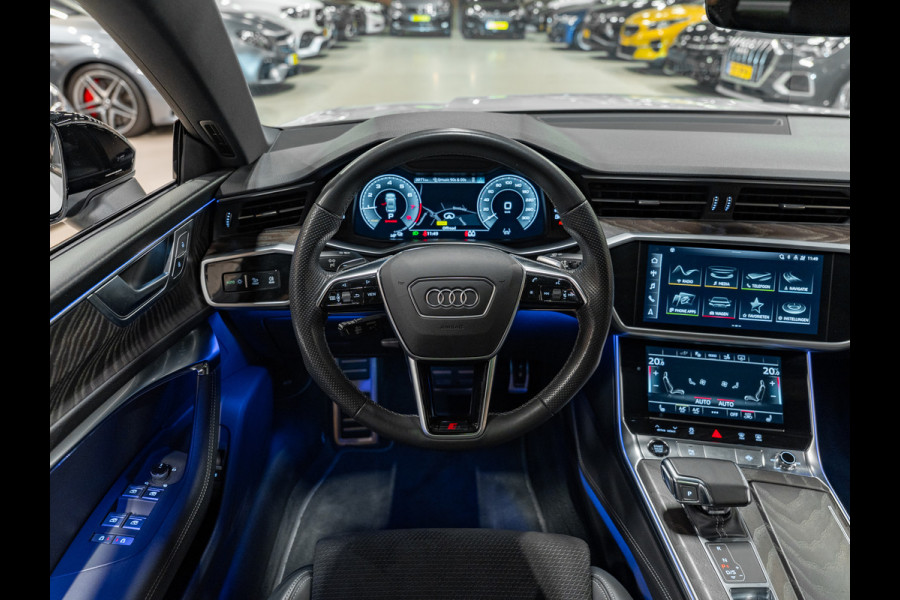 Audi A7 Sportback 50 TFSI e Quattro 3X S-Line, Black Optik, Pano, ACC, Virtual, Ambiënte Light, Apple Carplay, Camera, PDC, Clima