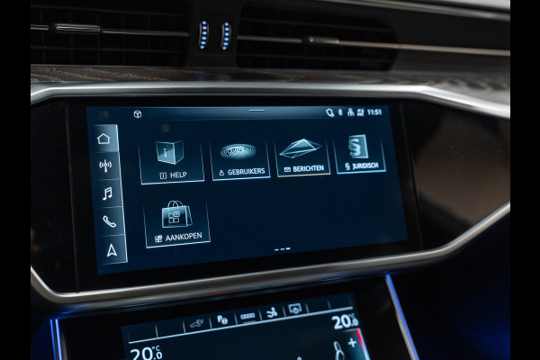 Audi A7 Sportback 50 TFSI e Quattro 3X S-Line, Black Optik, Pano, ACC, Virtual, Ambiënte Light, Apple Carplay, Camera, PDC, Clima
